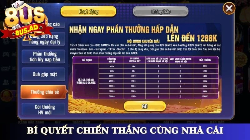 Bí quyết chiến thắng cùng nhà cái
