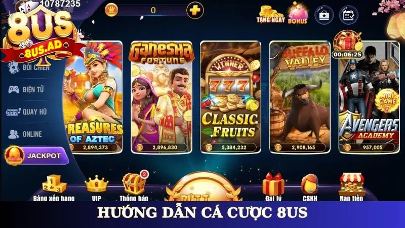 hướng dẫn cá cược 8us